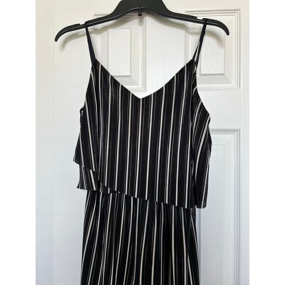 Bebop Striped Sleeveless Pantsuit Jumper with Adjustable Straps Medium - Picture 10 of 11